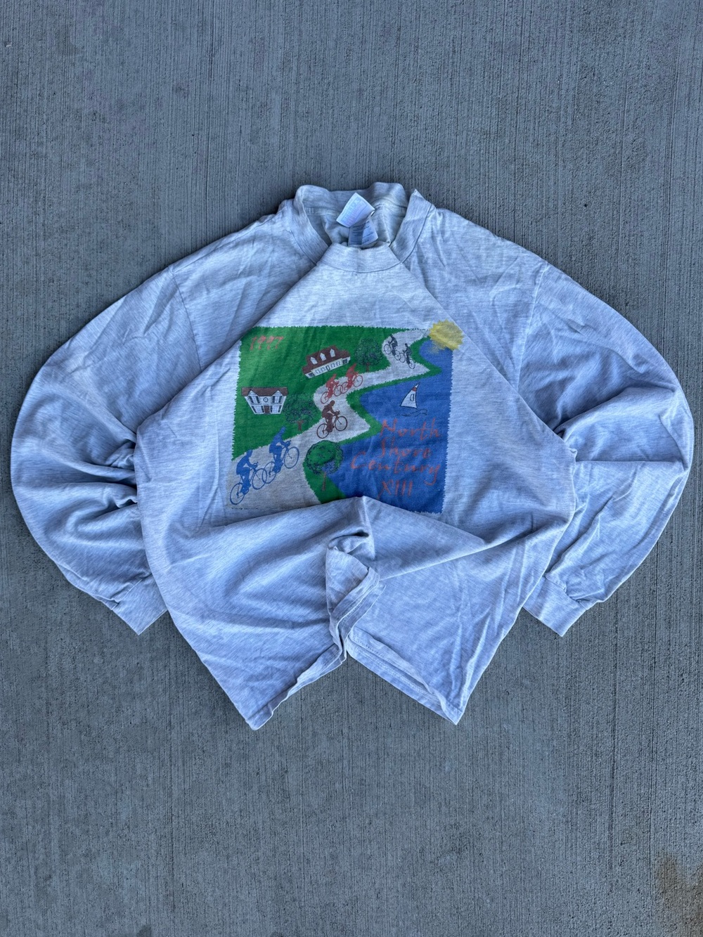 Vintage Cycling Long Sleeve Shirt